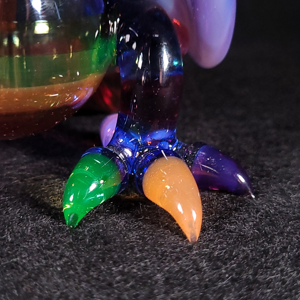 RJ Glass - UV Rainbow Macaw