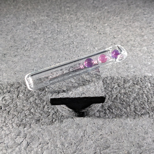 JNG Studios - Royal Jelly/Telemagenta Fidget Stick Pendant (3 Pearl)