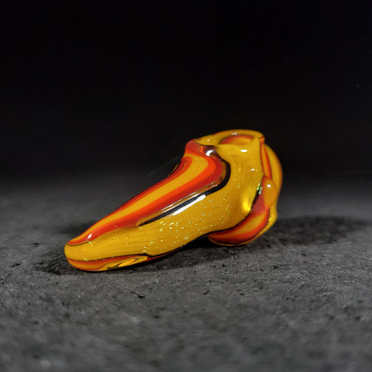 Paul Taylor Glass - Eagle Skull Pendant