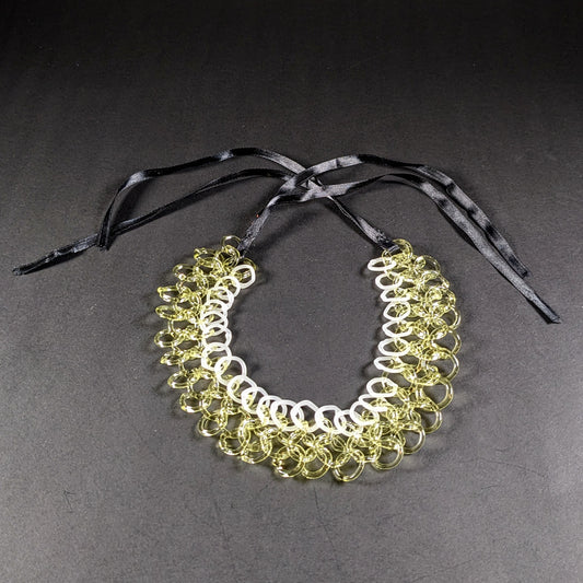 ChainSmokerGlass - Serum & White Samurai Doublelink Chain Necklace (CFL/UV)