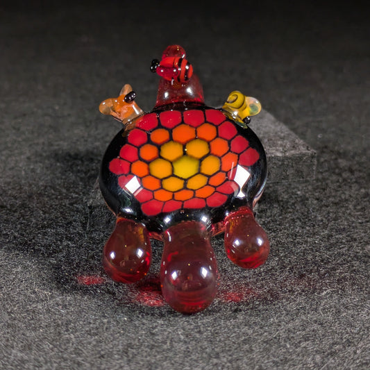 Joe P Glass - Honeycomb Drip Pendant
