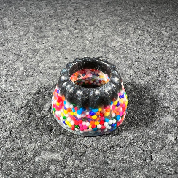 Bubble Cap Donuts - One Handed Sprinkled Blazer Knobs