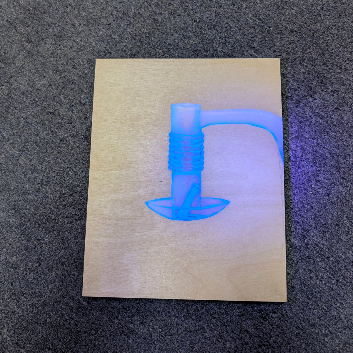Sik Star Art - Blais 7 Maria Arrester (Bird Feeder Dish) - UV Painting