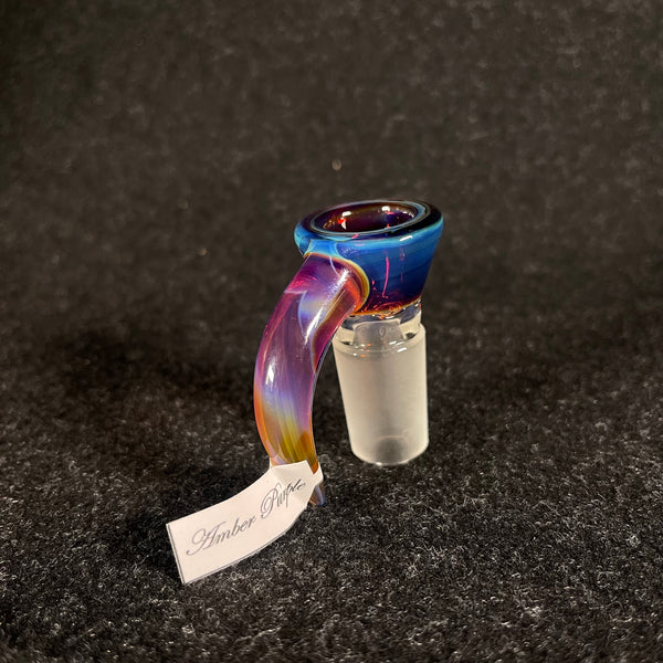 Sovereignty Glass - Amber Purple- Full Accent Slide 4 hole - 18mm