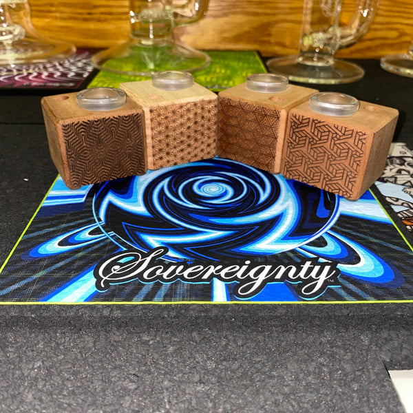 Sovereignty x DanK Woodworks- 1 Hole Slide Stand Patterned