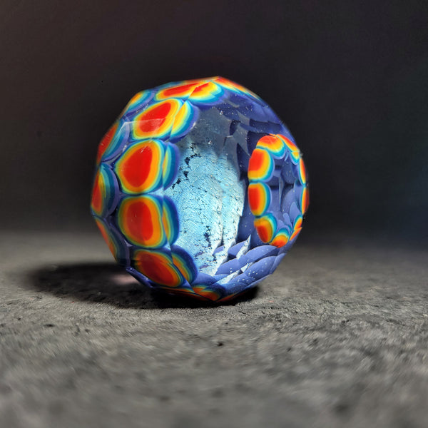 Crowman Crothers x Grampa Facets - Dichro Fractalizer Fully Faceted Marble