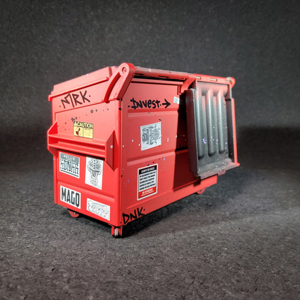 Dab Dumpsters - Red TERP Graffiti Dumpster