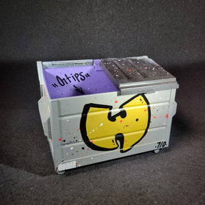 Dab Dumpsters - Grey Wu-Tang Graffiti Dumpster