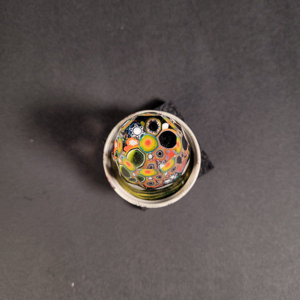 SlickRick Glass - Facetted Mille Cluster Jar