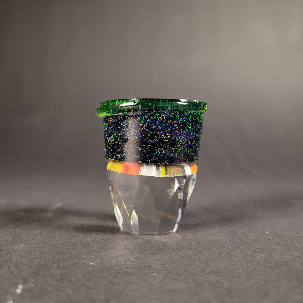 SlickRick Glass - Facetted Mille Cluster Jar