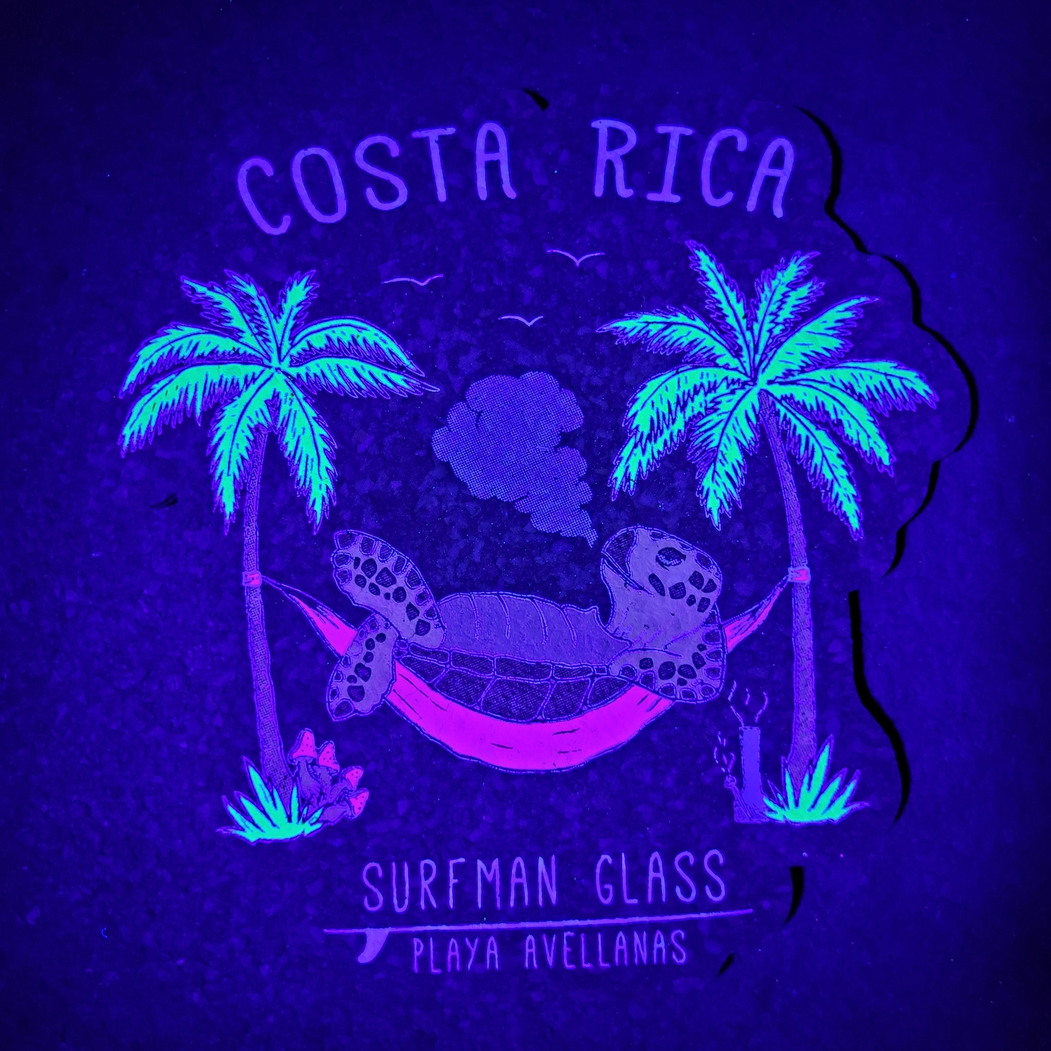 Surfman Glass -Costa Rica UV Moodmat