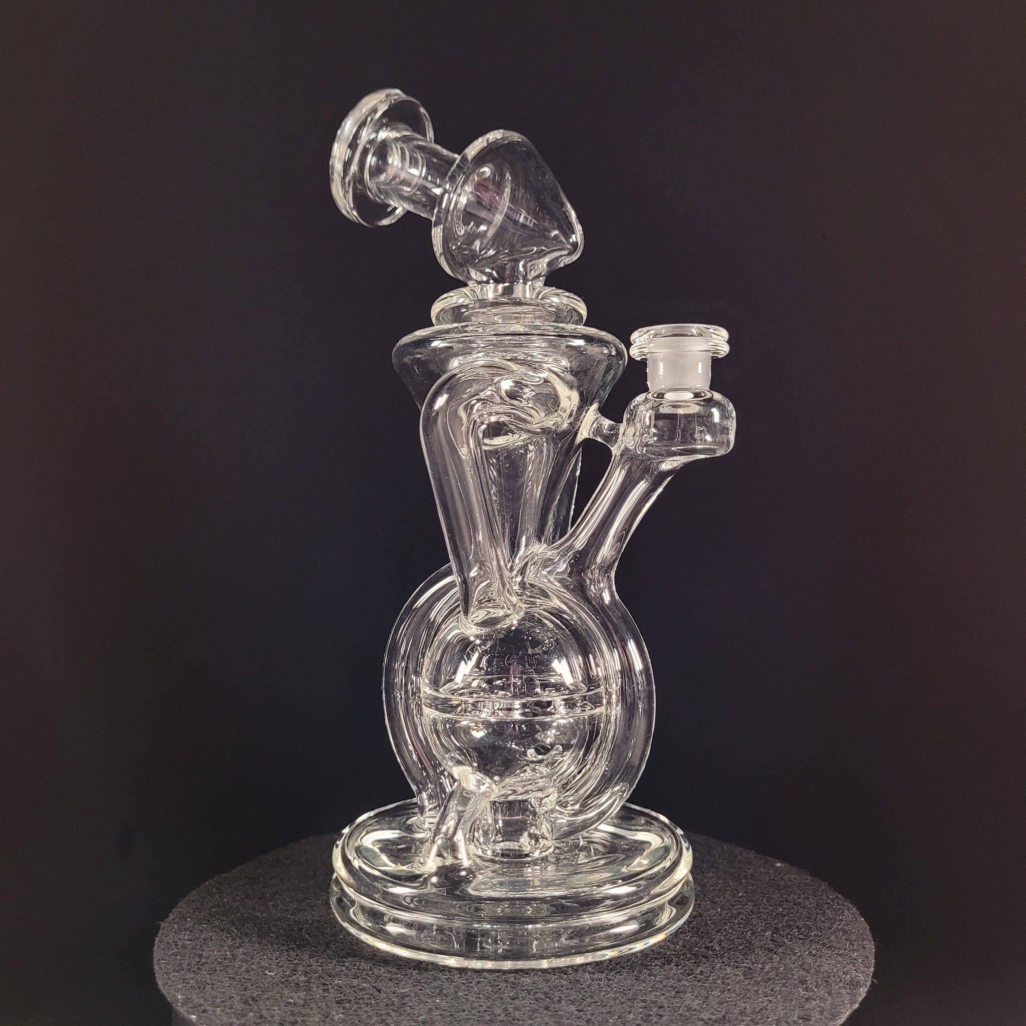 Moo Glass - Watchtower Recycler #35 (Clear)