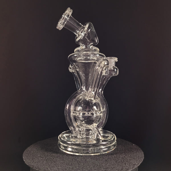 Moo Glass - Watchtower Recycler #35 (Clear)