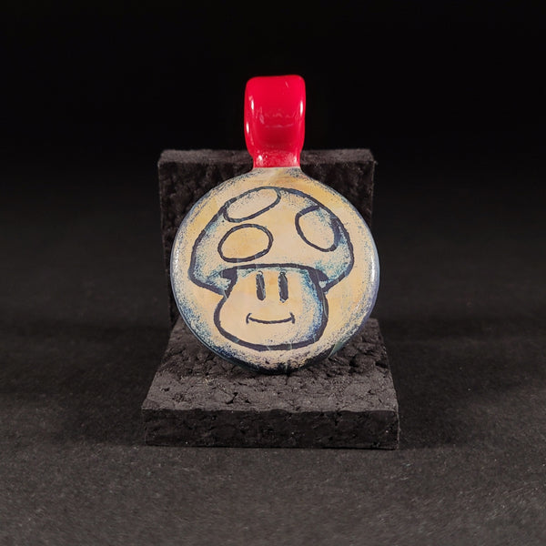 Boro.Vitrics - Mario/Mushroom Pendant
