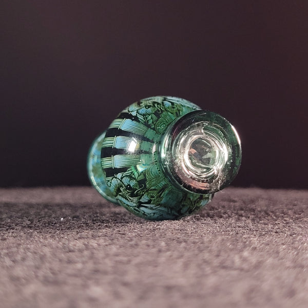 Mothership Glass - Green Medusa Bubble Spinner Cap