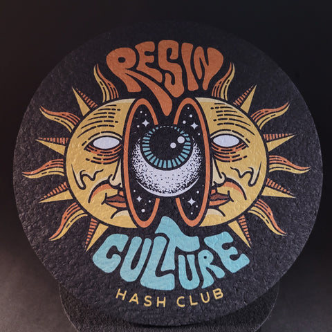 Resin Culture Hash Club - Logo Circle Mat