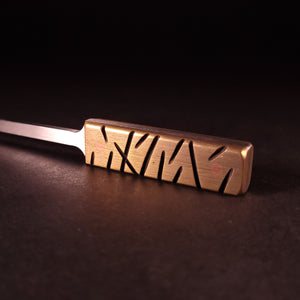 Kal Hooto Creations - Slim Titanium Slab Sticks with Brass Scales