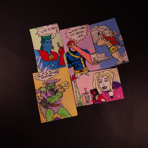 rob.t_art - Villians & Superheroes (heady magnets)