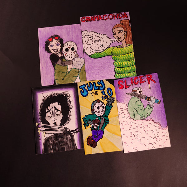 rob.t_art - Horror Movies (heady magnets)