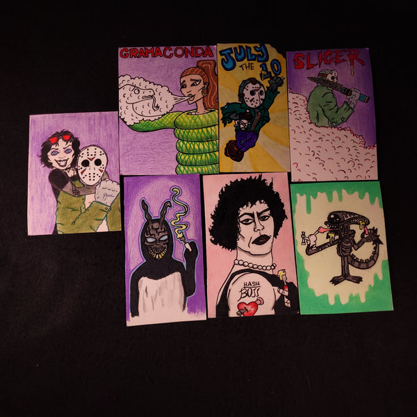 rob.t_art - Horror Movies (heady magnets)