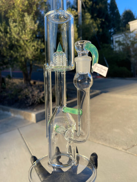 Green Stardust & Ghost-MA- FShornet G Line 9.5mm 6 Cut Upgrid to Splash Guard 32mm Neck