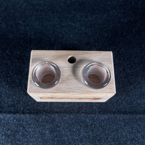 Sovereignty x DanK Woodworks- 2 Hole Slide Stand Red Oak