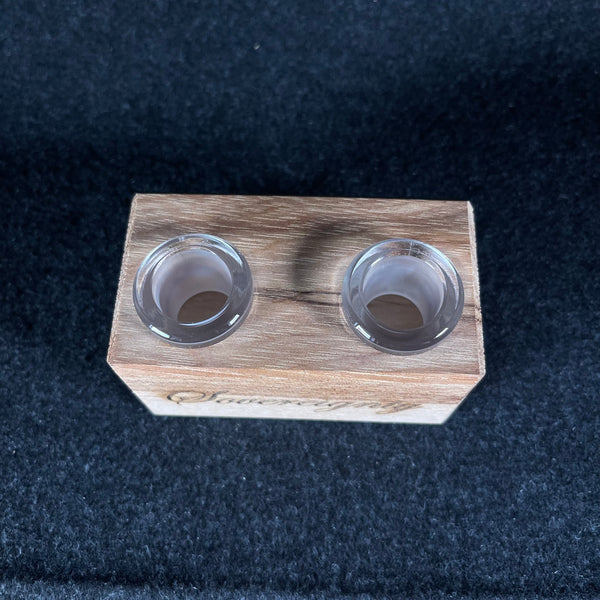 Sovereignty x DanK Woodworks- 2 Hole Slide Stand Patterned Hickory