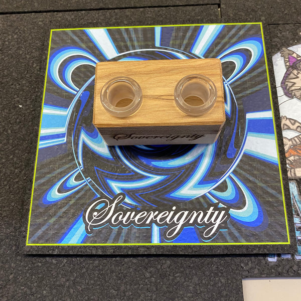 Sovereignty x DanK Woodworks- 2 Hole Slide Stand Patterned