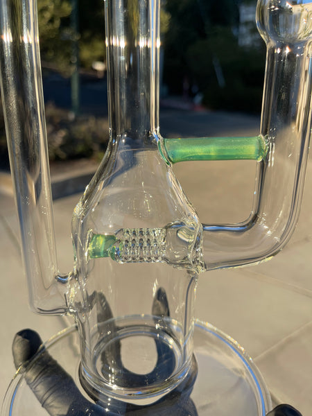 Green Stardust & Ghost-MA- FShornet G Line 9.5mm 6 Cut Upgrid to Splash Guard 32mm Neck
