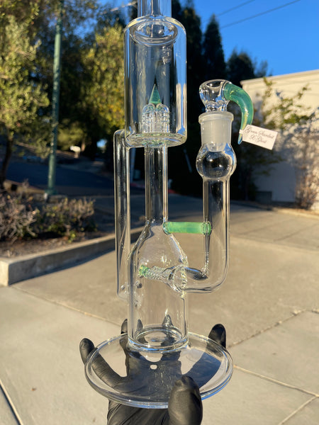 Green Stardust & Ghost-MA- FShornet G Line 9.5mm 6 Cut Upgrid to Splash Guard 32mm Neck