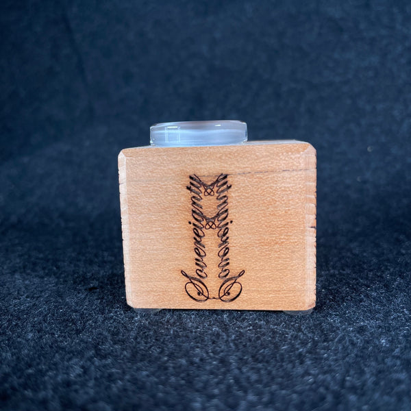 Sovereignty x DanK Woodworks- 1 Hole Slide Stand Cherry Patterned