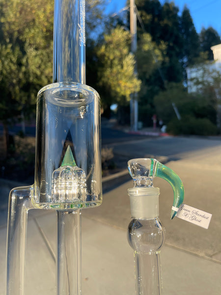 Green Stardust & Ghost-MA- FShornet G Line 9.5mm 6 Cut Upgrid to Splash Guard 32mm Neck