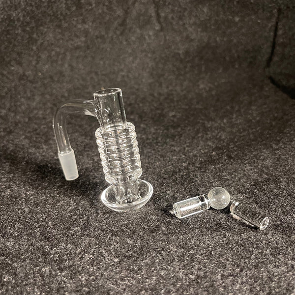 Blais Glass - Terp Arrester 10mm 90° - Bird Feeder Dish (7 Maria)