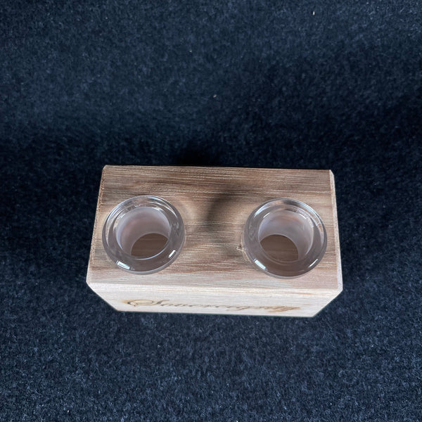 Sovereignty x DanK Woodworks- 2 Hole Slide Stand Hickory