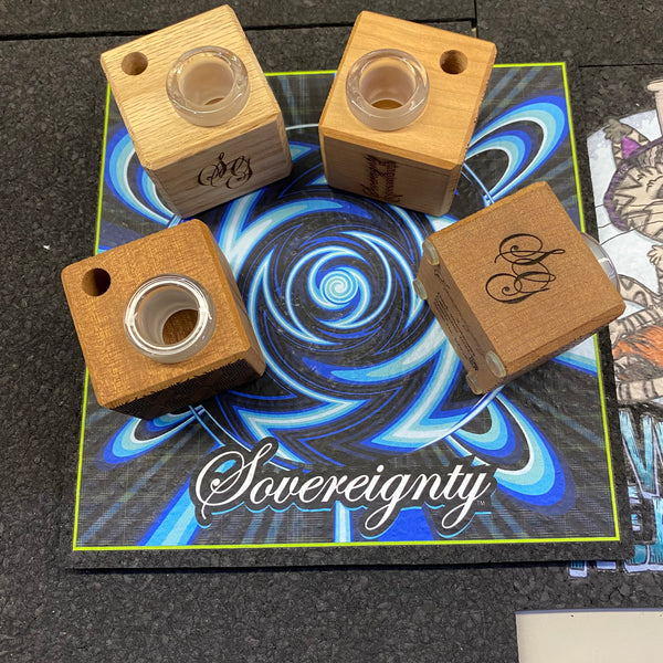 Sovereignty x DanK Woodworks- 1 Hole Slide Stand Patterned