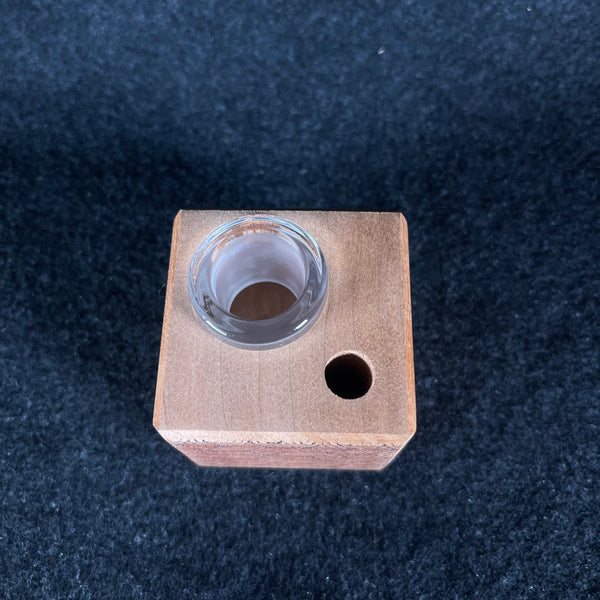 Sovereignty x DanK Woodworks- 1 Hole Slide Stand Cherry Patterned