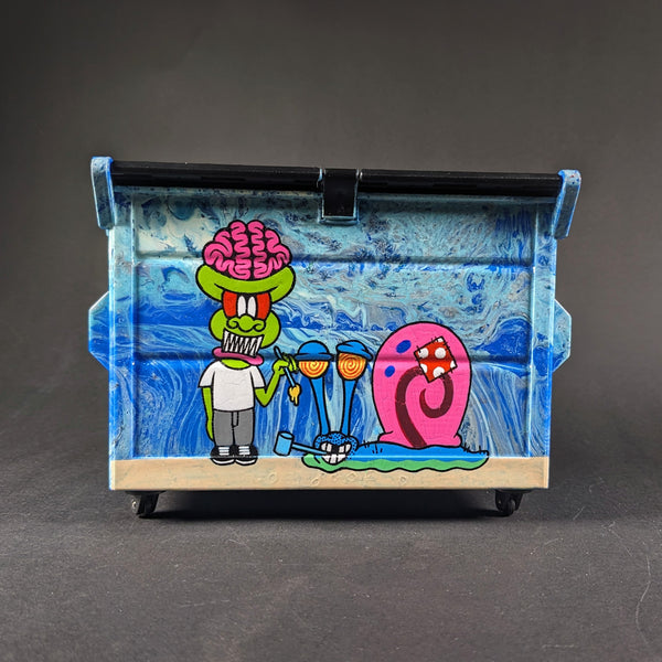 Created 2 Conquer x Dab Dumpsters - Spongebob Q-Tip Dumpster