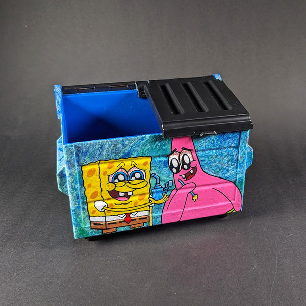 Created 2 Conquer x Dab Dumpsters - Spongebob Q-Tip Dumpster