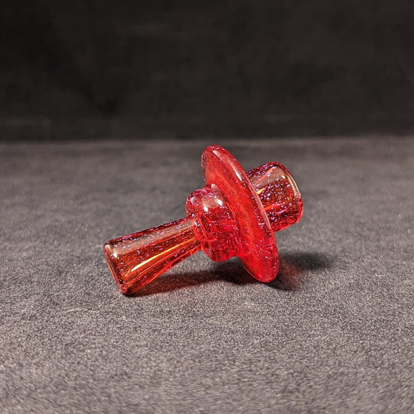 Zach Brown Glass - Red Crushed Opal Slurper Stopper