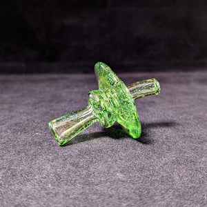 Zach Brown Glass -  Green Crushed Opal V2 Directional Cap