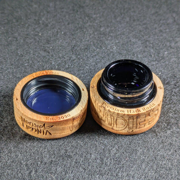 Ted's Trees x Invest In Headies x Vincent Gordon - Wood Carved Miron Concentrate Jars