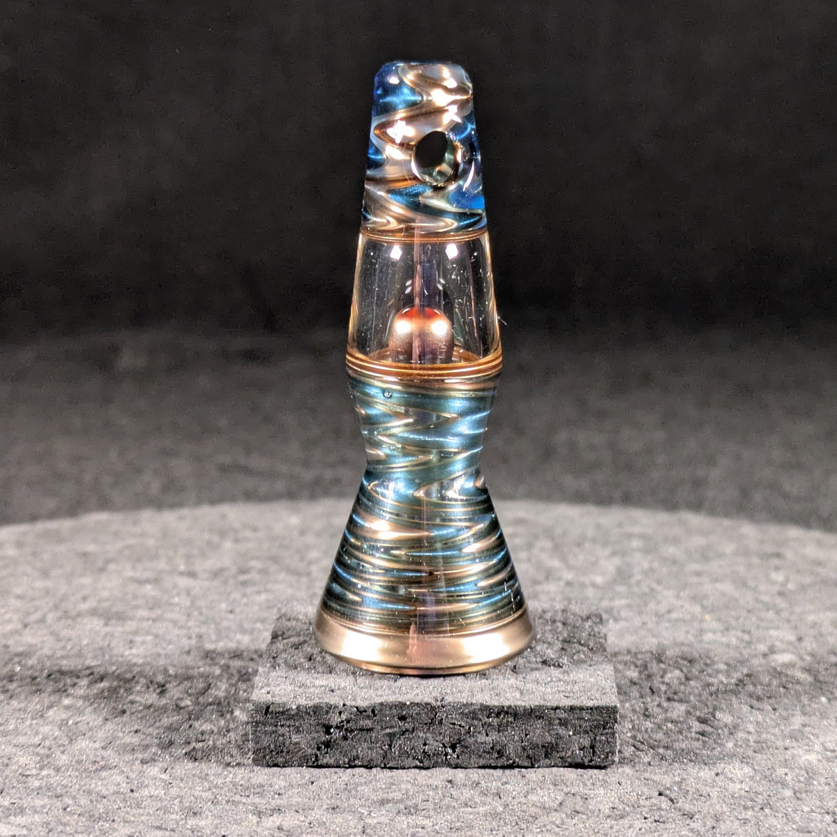 Bluegrass Glass - Metallic Wig Wag Lamp Pendant