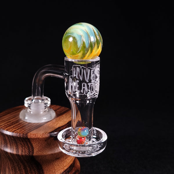 Onlyzamasu - UV Slurper Set (Marble/Cap & 2 Pearls)