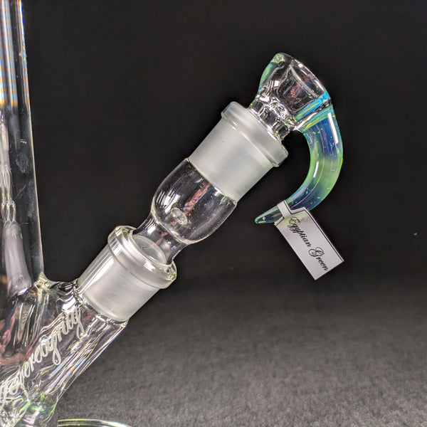 Sovereignty Glass - 2026 Egyptian Green Partial Accent Mille Diffy Tube w/ Removable 180 Gridded Downstem
