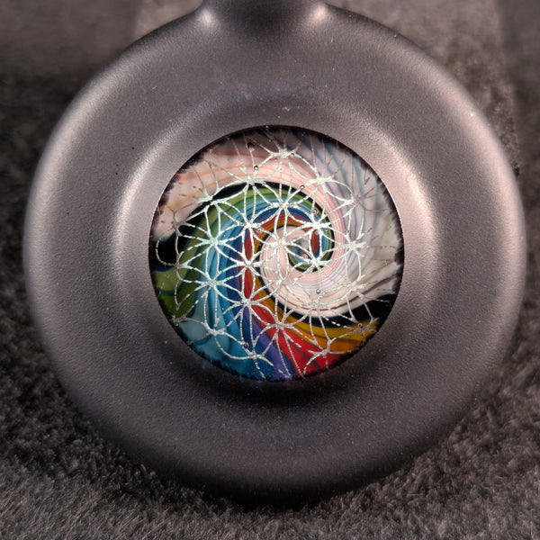 Mesonja - Cold Carved Double Sided Pendant