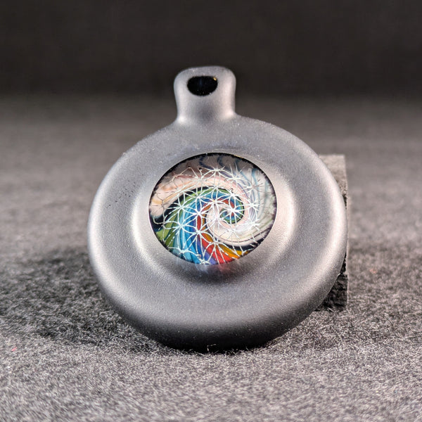 Mesonja - Cold Carved Double Sided Pendant