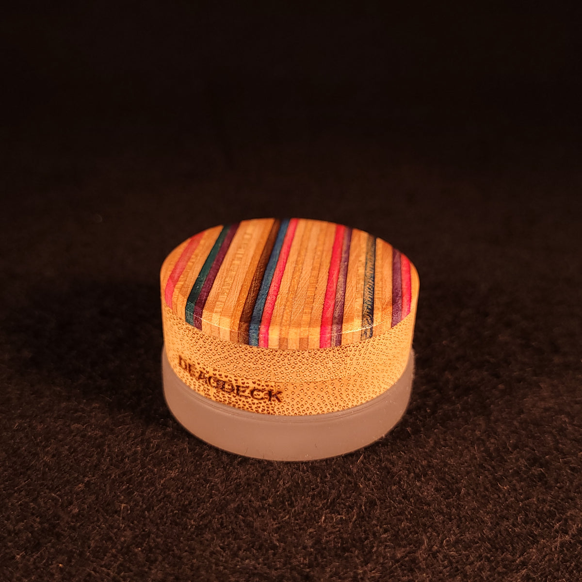 Dead Deck Dab Tools - Purple/Pink Inlay Custom Jar
