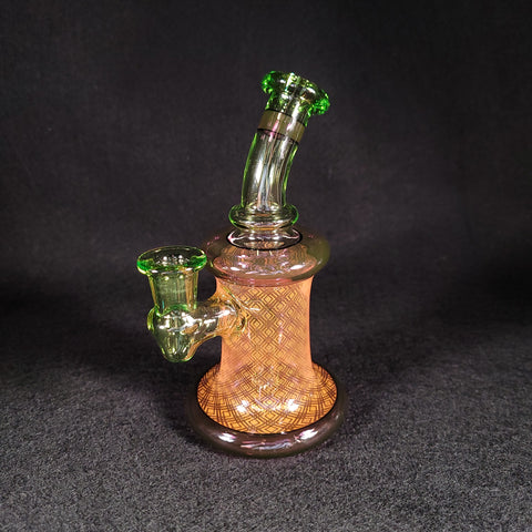 Blais Glass X Sizelove -  2025 Collab Jammer Crippy / Dark Amethyst and Fume Tech