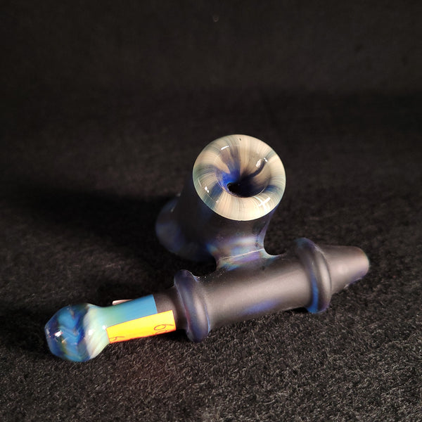 M. Slinger - Sidecar Sandblasted Biggie Pipe (Blue)