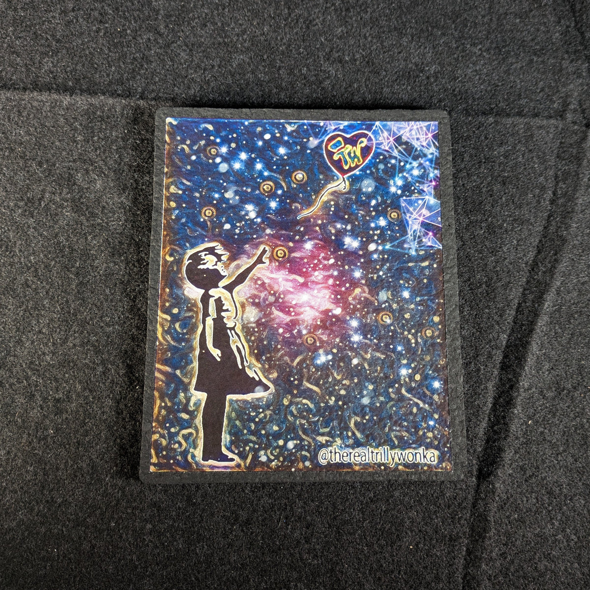 Trilly Wonka - Space Girl Banksy Vibes Moodmat